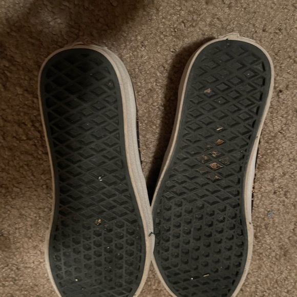 Black and Gold Vans like new - Picture 3 of 4